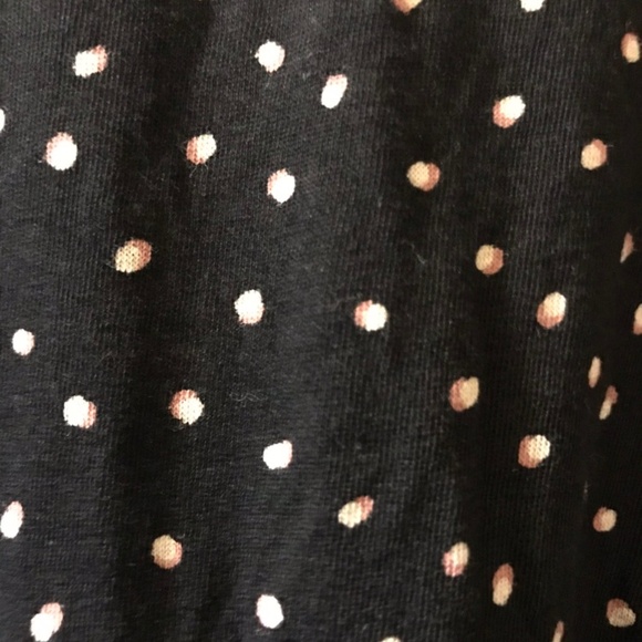 Tee with Blush and Cream polka dots - Picture 2 of 2